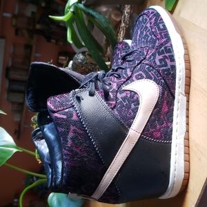 Nike Dunk Sky High Premium Tribal Shoes (Sneaker Wedges)
